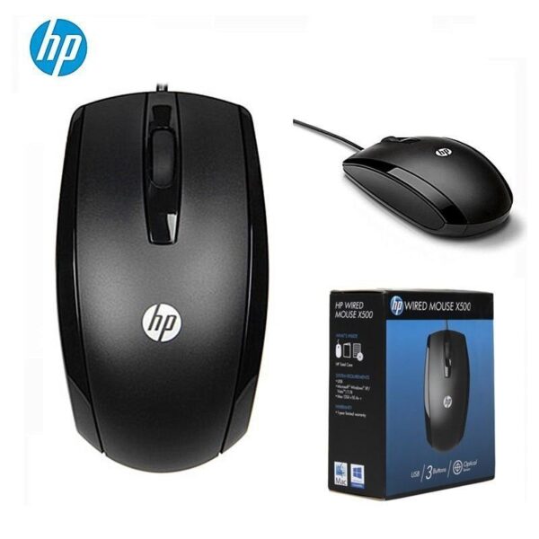 HP WIRED MOUSE X500